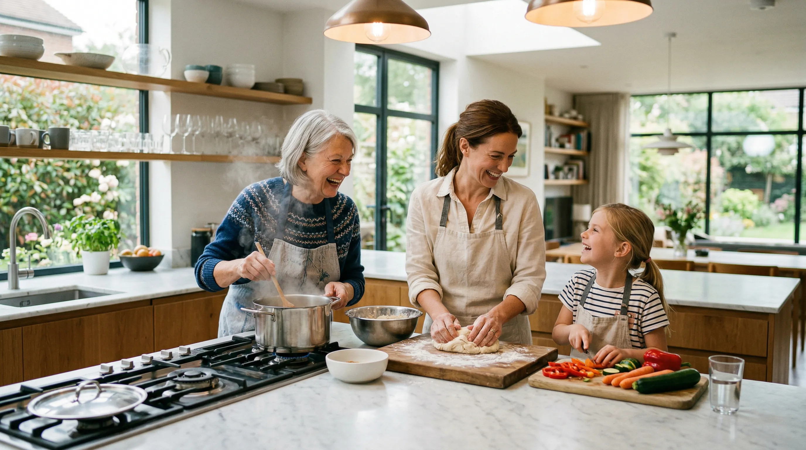 Family discussing long-term care insurance planning with a licensed advisor