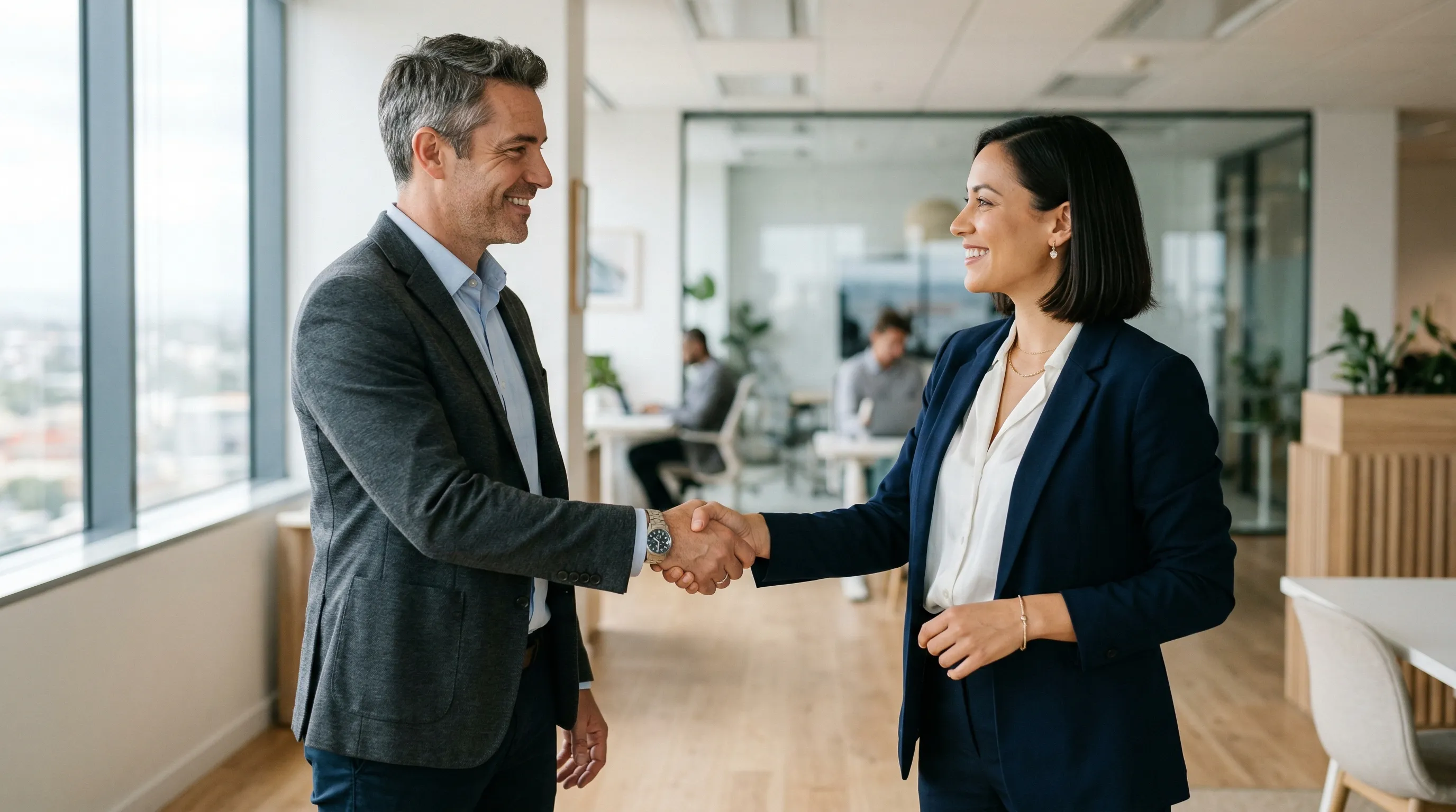 Business handshake